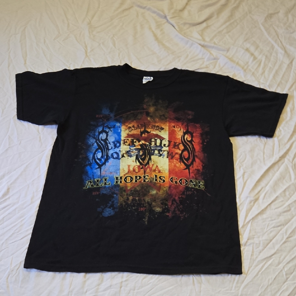 Mens Large Slipknot All Hipe Is Lost Tour T-shirt